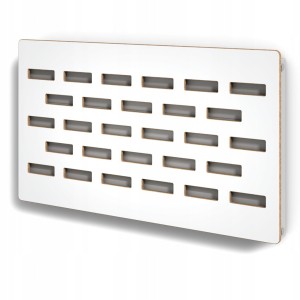 Osłona maskownica grzejnika M8 Biała